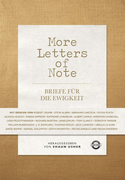 Cover von More Letters of Note