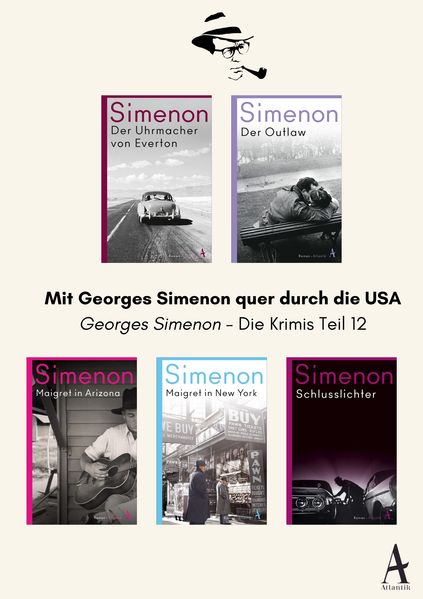 Cover von Mit Georges Simenon quer durch die USA