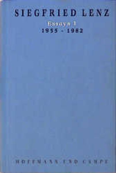 Cover von Werkausgabe in Einzelbänden / Essays 1