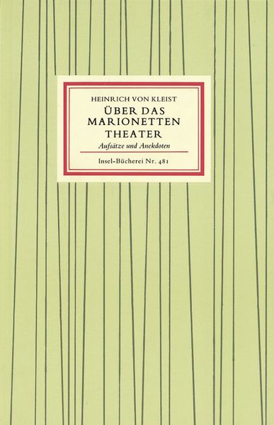Cover von Über das Marionettentheater