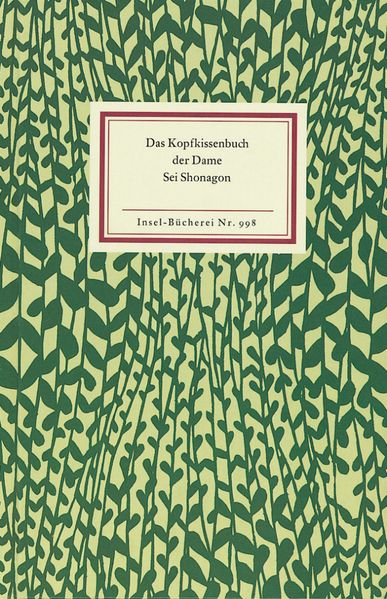 Cover von Das Kopfkissenbuch der Dame Sei Shonagon