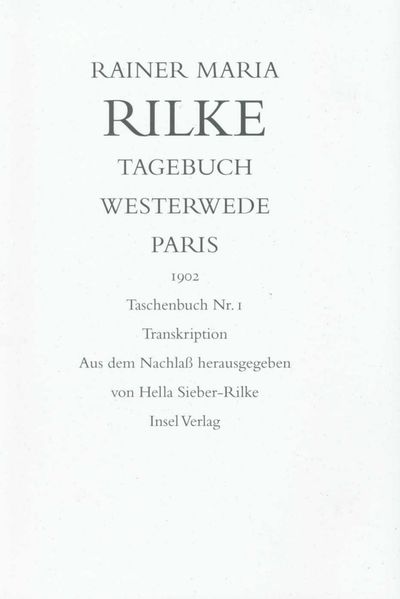 Cover von Tagebuch Westerwede und Paris. 1902