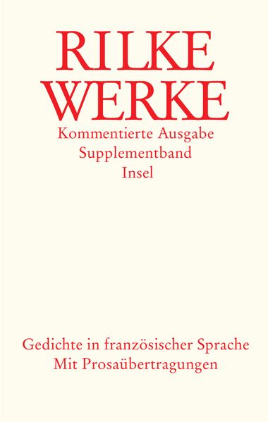 Cover von Werke. Kommentierte Ausgabe in vier Bänden mit einem Supplementband