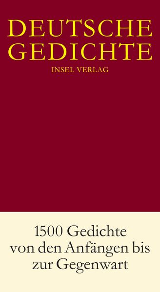 Cover von Deutsche Gedichte in einem Band
