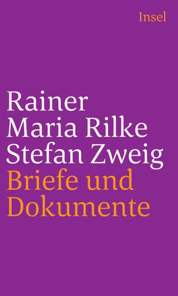Cover von Rainer Maria Rilke und Stefan Zweig in Briefen und Dokumenten