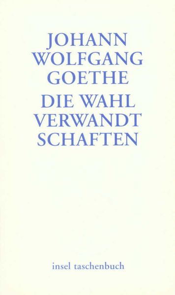 Cover von Die Wahlverwandtschaften