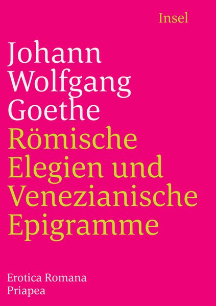 Cover von Römische Elegien und Venezianische Epigramme
