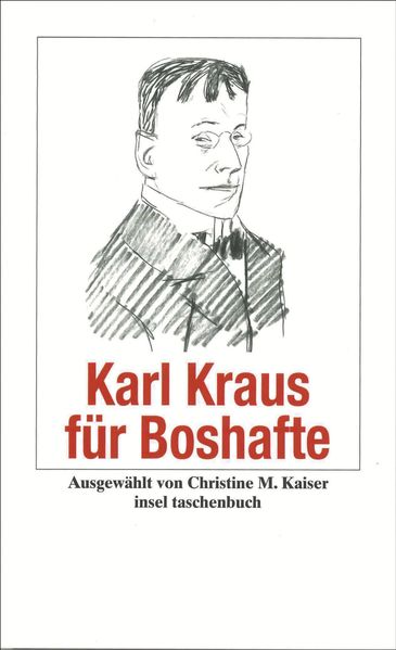 Cover von Karl Kraus für Boshafte