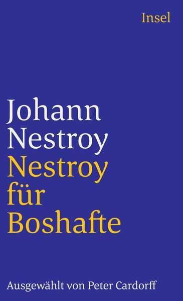 Cover von Nestroy für Boshafte