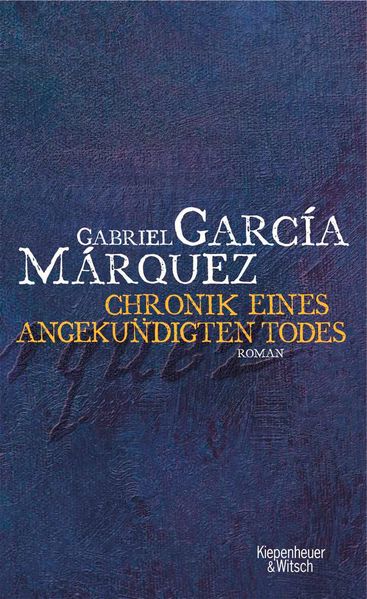 Cover von Chronik eines angekündigten Todes