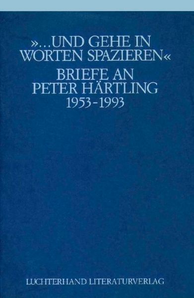 Cover von … Und gehe in Worten spazieren
