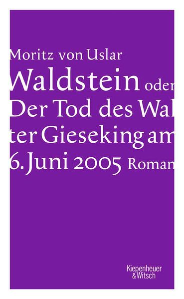 Cover von Waldstein oder Der Tod des Walter Gieseking am 6. Juni 2005