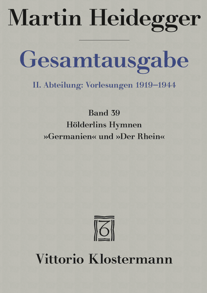 Cover von Hölderlins Hymnen „Germanien“ und „Der Rhein“