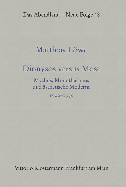 Cover von Dionysos versus Mose