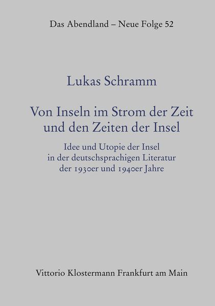 Cover von Von Inseln im Strom der Zeit und den Zeiten der Insel