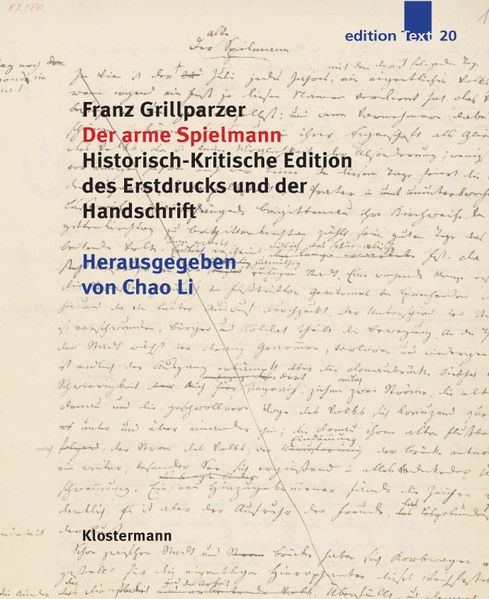 Cover von Grillparzer: Der arme Spielmann