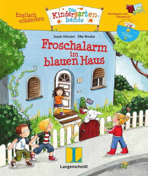 Cover von Froschalarm im blauen Haus – Buch mit digitalem Add-on und Hörspiel-CD