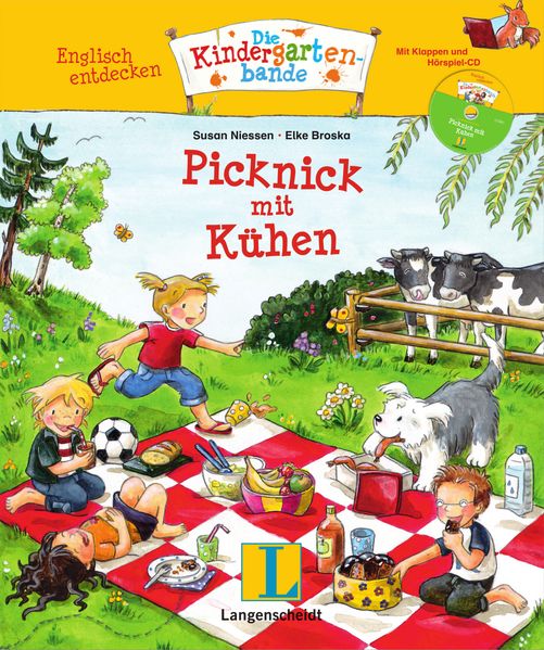 Cover von Picknick mit Kühen – Buch mit Hörspiel-CD