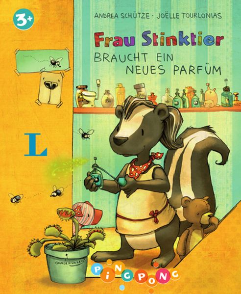Cover von Frau Stinktier braucht ein neues Parfüm – Bilderbuch