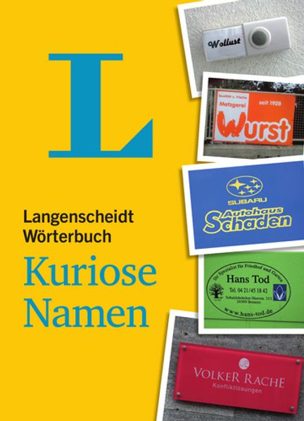 Cover von Langenscheidt Wörterbuch – Kuriose Namen