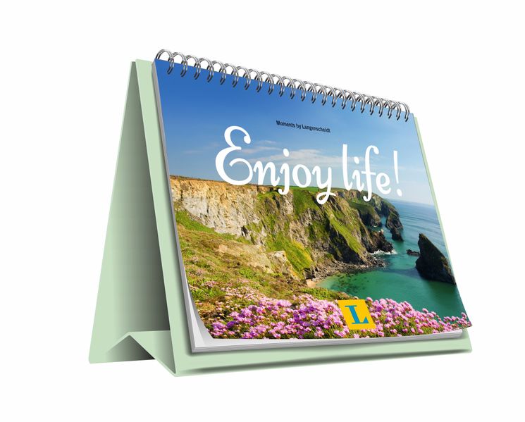 Cover von Enjoy life! – Langenscheidt Aufstellbuch