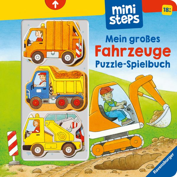 Cover von Mein großes Fahrzeuge Puzzle-Spielbuch
