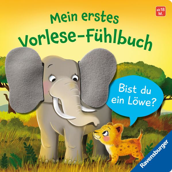 Cover von Mein erstes Vorlese-Fühlbuch: Bist du ein Löwe?