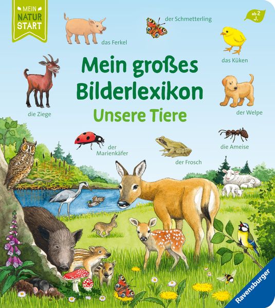 Cover von Mein großes Bilderlexikon: Unsere Tiere