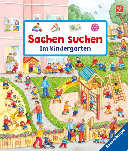 Cover von Sachen suchen – Im Kindergarten