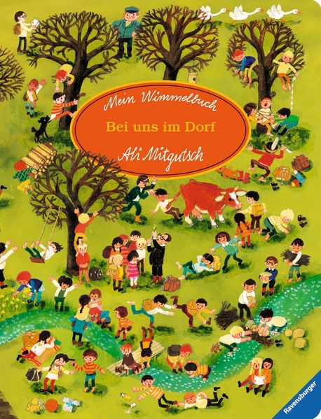 Cover von Mein Wimmelbuch: Bei uns im Dorf
