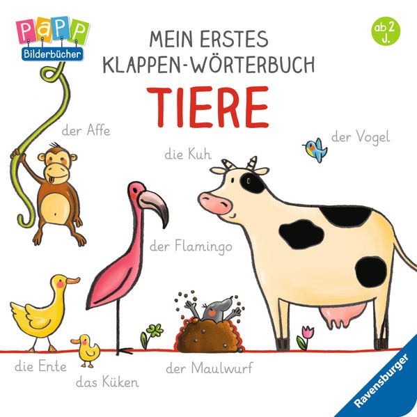 Cover von Mein erstes Klappen-Wörterbuch: Tiere