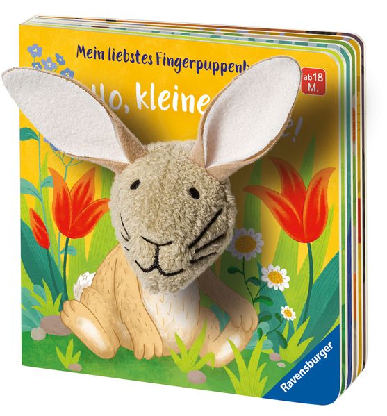 Cover von Mein liebstes Fingerpuppenbuch: Hallo, kleiner Hase!