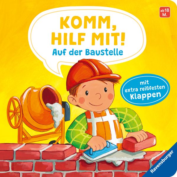 Cover von Komm, hilf mit! Auf der Baustelle