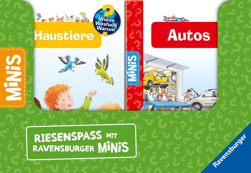 Cover von Verkaufs-Kassette „Ravensburger Minis 8 – Wieso? Weshalb? Warum?“