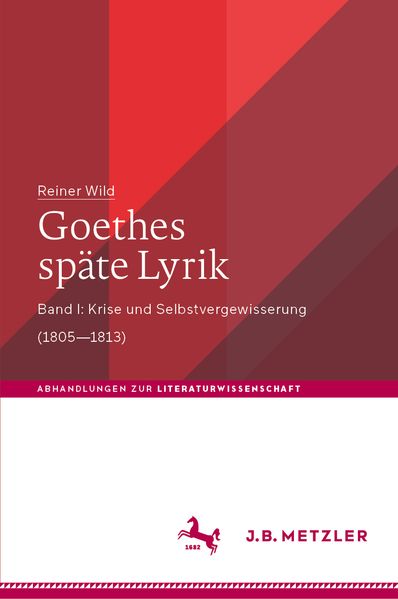 Cover von Goethes späte Lyrik