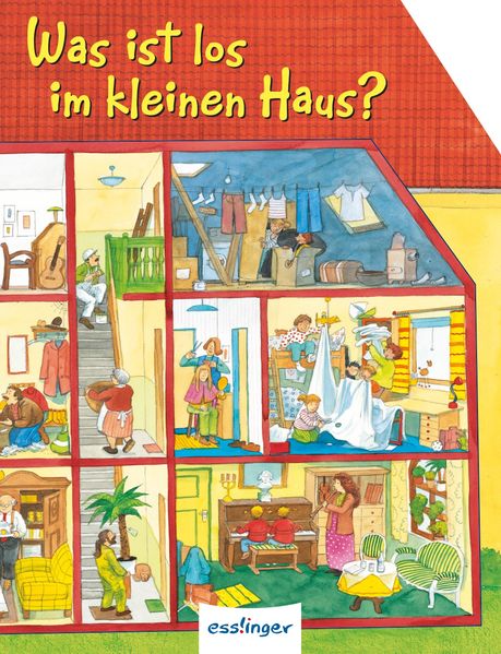 Cover von Was ist los im kleinen Haus? – Mini-Wimmelbuch