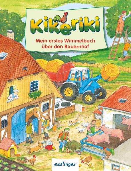 Cover von Kikeriki – Mein erstes Wimmelbuch vom Bauernhof – Mini-Wimmelbuch