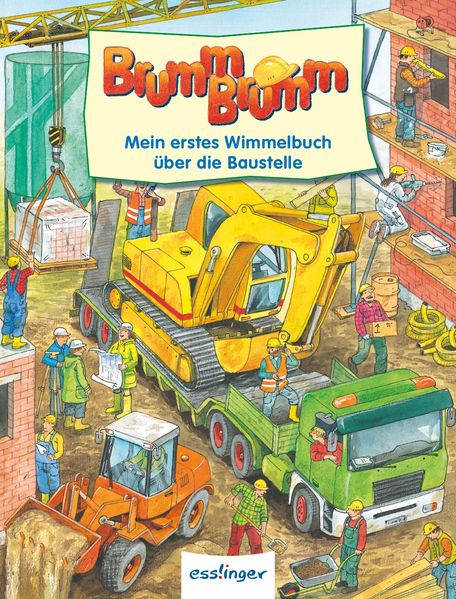 Cover von BrummBrumm – Mein erstes Wimmelbuch über die Baustelle – Mini-Wimmelbuch