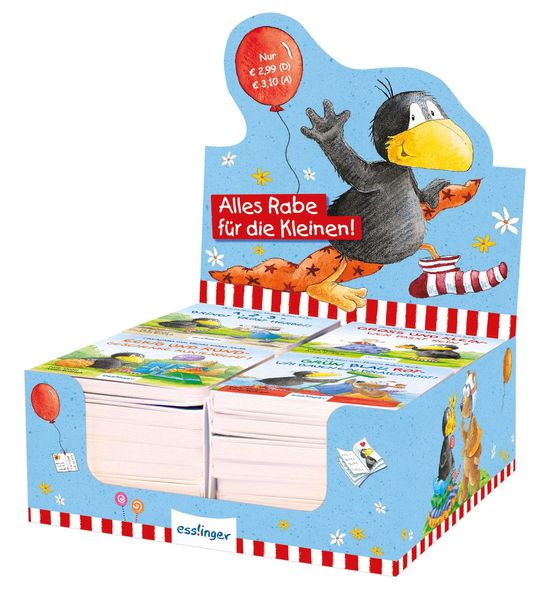 Cover von Der kleine Rabe Socke: Farben, Formen, Zahlen, Gegensätze – Display (4 x 8 Expl.)