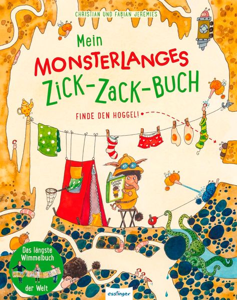 Cover von Mein monsterlanges Zick-Zack-Buch: Finde den Hoggel!