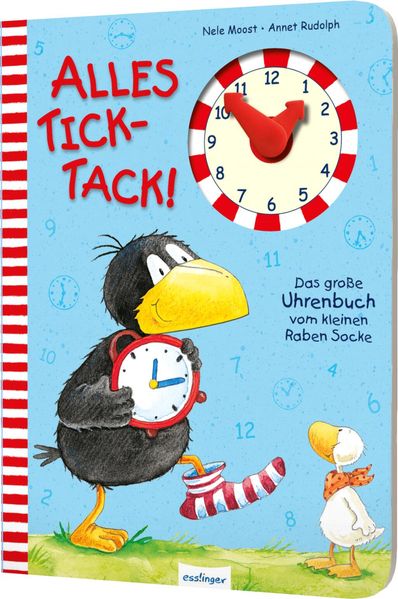 Cover von Der kleine Rabe Socke: Alles Tick-Tack! Das große Uhrenbuch vom kleinen Raben Socke
