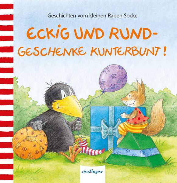 Cover von Der kleine Rabe Socke: Eckig und Rund – Geschenke kunterbunt!