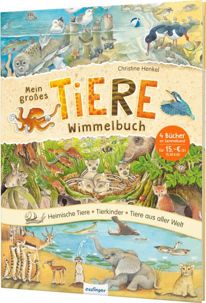 Cover von Mein großes Tiere-Wimmelbuch
