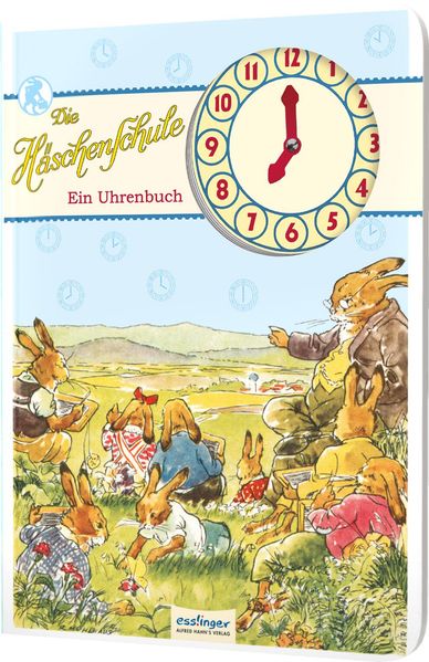 Cover von Die Häschenschule: Die Häschenschule – Ein Uhrenbuch