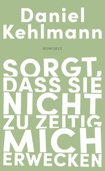 Cover von Sorgt, dass sie nicht zu zeitig mich erwecken