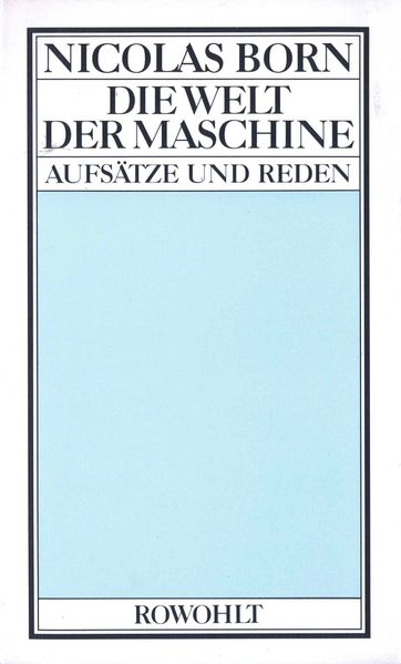 Cover von Die Welt der Maschine