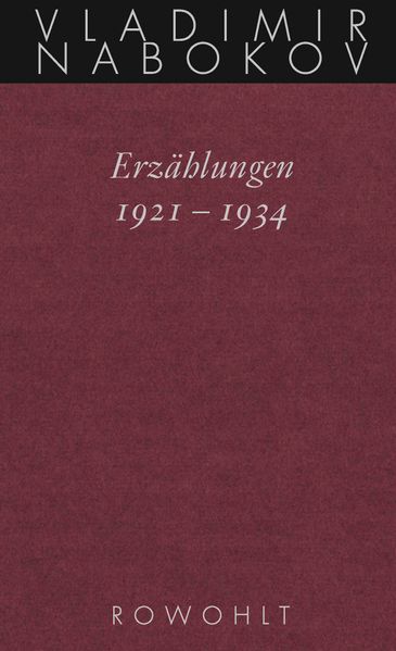 Cover von Erzählungen 1921 – 1934
