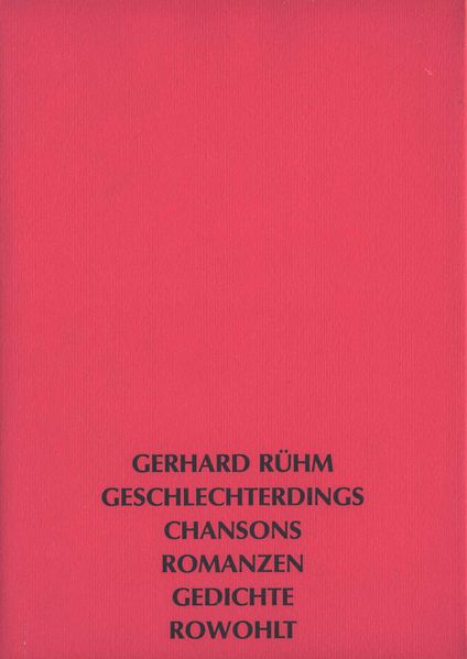 Cover von Geschlechterdings