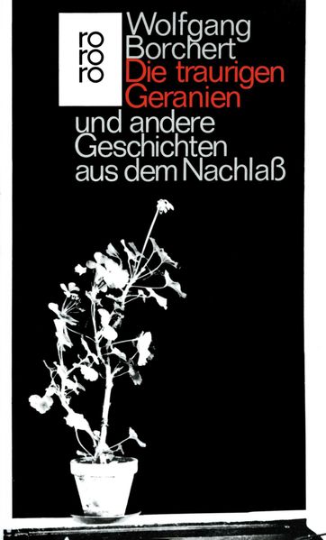 Cover von Die traurigen Geranien und andere Geschichten aus dem Nachlaß