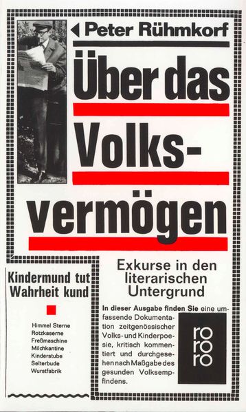Cover von Über das Volksvermögen